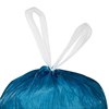 Мешки для мусора с завязками LAIMA "ULTRA", 60 л, синие, рулон 15 шт., особо прочные, ПСД 30 мкм, 60х70 см, 607696 - фото 2702823