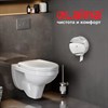 Диспенсер для туалетной бумаги LAIMA PROFESSIONAL INOX, (Система T2) малый, нержавеющая сталь, зеркальный, 605699 - фото 2703306
