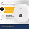 Диспенсер для туалетной бумаги LAIMA PROFESSIONAL ECO (Система T2), малый, белый, ABS-пластик, 606545 - фото 2703410