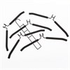 Вешалка-плечики трансформер, 5 плечиков, металл с покрытием, черные, BRABIX ULTRA, 607474 - фото 2704031
