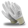 Перчатки полиэфирные MANIPULA ПОЛИСОФТ, полиуретановое покрытие (облив), размер 8 (M), белые, MG-166 - фото 2704329