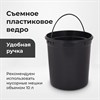 Ведро-контейнер для мусора урна с педалью LAIMA "Classic Plus", 5 литров, зеркальное, Турция, 608112 - фото 2704806