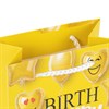 Пакет подарочный (1 штука) 11x6x15 см, ЗОЛОТАЯ СКАЗКА "Happy Birthday", глиттер, желтый, 608237 - фото 2704962