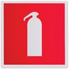 Знак пожарной безопасности "Огнетушитель", 200х200 мм, фотолюминесцентный, пленка самоклеящаяся, F04 - фото 2706918