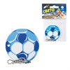 Брелок-подвеска светоотражающий "Мяч футбольный синий", 50 мм - фото 2706926
