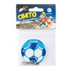 Брелок-подвеска светоотражающий "Мяч футбольный синий", 50 мм - фото 2706991