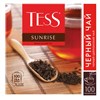 Чай TESS "Sunrise" черный цейлонский, 100 пакетиков в конвертах по 1,8 г,, 0918-09 - фото 2707743
