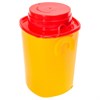 Контейнер для сбора отходов острого инструмента 0,5 л КОМПЛЕКТ 80 шт., желтый (класс Б), СЗПИ - фото 2709541