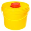 Контейнер для сбора отходов острого инструмента 2 л КОМПЛЕКТ 100 шт., желтый (класс Б), СЗПИ - фото 2709551
