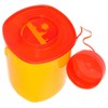 Контейнер для сбора отходов острого инструмента 1,5 л КОМПЛЕКТ 30 шт., желтый (класс Б), СЗПИ - фото 2709925