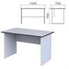 Стол письменный "Монолит", 1200х700х750 мм, цвет серый, СМ1.11 - фото 2710222