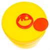 Контейнер для сбора отходов острого инструмента 2 л КОМПЛЕКТ 100 шт., желтый (класс Б), СЗПИ - фото 2710372