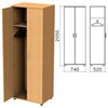 Шкаф для одежды "Монолит", 740х520х2050 мм, цвет бук бавария, ШМ50.1 - фото 2710471