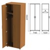 Шкаф для одежды "Монолит", 740х520х2050 мм, цвет орех гварнери, ШМ50.3 - фото 2710472