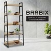 Стеллаж на металлокаркасе BRABIX "LOFT SH-003", 600х350х1500 мм, 5 полок, цвет дуб натуральный, 641236 - фото 2711858