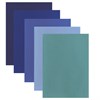 Цветной фетр МЯГКИЙ А4, 2 мм, 5 листов, 5 цветов, плотность 170 г/м2, оттенки синего, ОСТРОВ СОКРОВИЩ, 660641 - фото 2712322