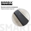 Стол BRABIX "Smart CD-014", 380х600х755 мм, ЛОФТ, на колесах, металл/ЛДСП ясень, каркас черный, 641885 - фото 2712388