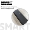 Стеллаж BRABIX "Smart SH-006", 605х295х790 мм, ЛОФТ, трапеция, складной, металл/ЛДСП ясень, каркас черный, 641871 - фото 2712397