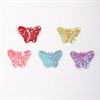 Пайетки для творчества "Бабочки", яркие, цвет ассорти, 5 цветов, 15 мм, 20 грамм, ОСТРОВ СОКРОВИЩ, 661281 - фото 2712678