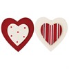 Прищепки декоративные "Сердце с узором", 6 штук, 3,5 см, ассорти, ОСТРОВ СОКРОВИЩ, 661292 - фото 2712904