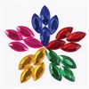 Стразы самоклеящиеся "Лодочка", 15х7 мм, 30 г, 5 цветов, ОСТРОВ СОКРОВИЩ, 661387 - фото 2712975