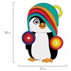 Набор для творчества "Аппликация из фетра", "Пингвинчик", основа 20х15 см, ЮНЛАНДИЯ, 662389 - фото 2715211