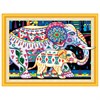 Картина стразами (алмазная мозаика) сияющая 40х50 см, ОСТРОВ СОКРОВИЩ "Индийские слоны", без подрамника, 662452 - фото 2715276