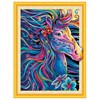 Картина стразами (алмазная мозаика) сияющая 40х50 см, ОСТРОВ СОКРОВИЩ "Персидская лошадь", без подрамника, 662451 - фото 2715371