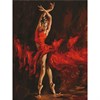 Картина по номерам 40х50 см, ОСТРОВ СОКРОВИЩ "Огненная женщина", на подрамнике, акриловые краски, 3 кисти, 662467 - фото 2715390