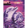 Картина по номерам 40х50 см, ОСТРОВ СОКРОВИЩ "Дельфины", на подрамнике, акриловые краски, 3 кисти, 662482 - фото 2715432