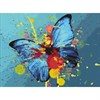 Картина по номерам 40х50 см, ОСТРОВ СОКРОВИЩ "Голубая бабочка", на подрамнике, акриловые краски, 3 кисти, 662486 - фото 2715479