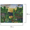 Картина стразами (алмазная мозаика) 40х50 см, ОСТРОВ СОКРОВИЩ "Домик в лесу", без подрамника, 662417 - фото 2716292
