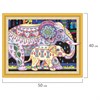 Картина стразами (алмазная мозаика) сияющая 40х50 см, ОСТРОВ СОКРОВИЩ "Индийские слоны", без подрамника, 662452 - фото 2716980