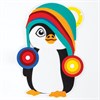 Набор для творчества "Аппликация из фетра", "Пингвинчик", основа 20х15 см, ЮНЛАНДИЯ, 662389 - фото 2717384