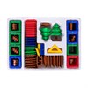 Магнитный конструктор MEGA MAGNETIC BUILD BLOCKS-129 "Построй дом", 129 деталей, BRAUBERG KIDS, 663850 - фото 2719560
