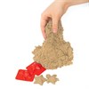Песок для лепки кинетический BRAUBERG KIDS, песочный, 500 г, 2 формочки, ведерко, 665094 - фото 2720103