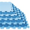 Коврик-пазл напольный 0,9х0,9 м, мягкий, синий, 9 элементов 30х30 см, толщина 1 см, ЮНЛАНДИЯ, 664662 - фото 2720904
