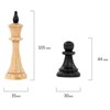 Шахматы турнирные, деревянные, большая доска 40х40 см, ЗОЛОТАЯ СКАЗКА, 664670 - фото 2721005