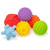 Тактильные мячики, сенсорные игрушки развивающие, ЭКО, 6 штук, d 60-80 мм, ЮНЛАНДИЯ, 664702 - фото 2721579