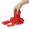 Песок для лепки кинетический BRAUBERG KIDS, красный, 500 г, 2 формочки, ведерко, 665093 - фото 2721594