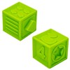 Тактильные кубики, сенсорные игрушки развивающие с функцией сортера, ЭКО, 10 штук, ЮНЛАНДИЯ, 664703 - фото 2722497
