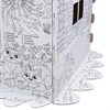 Картонный игровой развивающий Домик-раскраска "Для маленькой принцессы" высота 130 см, BRAUBERG KIDS, 880363 - фото 2722505