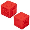 Тактильные кубики, сенсорные игрушки развивающие с функцией сортера, ЭКО, 10 штук, ЮНЛАНДИЯ, 664703 - фото 2722517