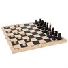 Шахматы, шашки, нарды (3 в 1), деревянные, большая доска 40х40 см, ЗОЛОТАЯ СКАЗКА, 664671 - фото 2722544