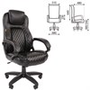 Кресло офисное CH 432, экокожа, черное, 7028641 - фото 2723546