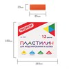 Пластилин классический ПИФАГОР "ЭНИКИ-БЕНИКИ", 12 цветов, 240 г, со стеком, картонная упаковка, 100973 - фото 2822364