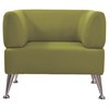 Кресло мягкое "Норд", "V-700", 820х720х730 мм, c подлокотниками, экокожа, светло-зеленое - фото 2822698
