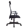 Кресло офисное KB-8, ткань-сетка, черное, 492617 - фото 2822831