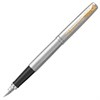 Набор PARKER "Jotter Stainless Steel GT": шариковая ручка синяя и перьевая ручка, 2093257 - фото 3024907