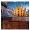 Календарь на гребне с ригелем на 2024 г., 45х45 см, КАРЕ, "Искусство архитектуры", HATBER, 12Кнп3гр_29584 - фото 3025169